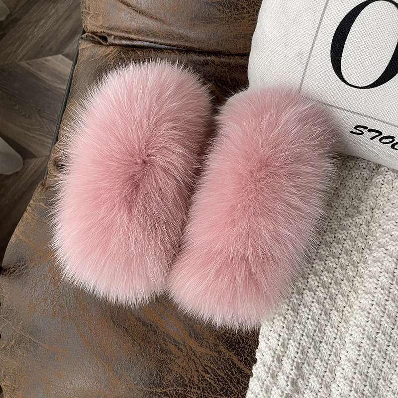 100% real fox fur cuffs winter natural warmth wristband ring womens coat decoration fox fur sleeves bracelet fashionable arm warmth gloves 241106