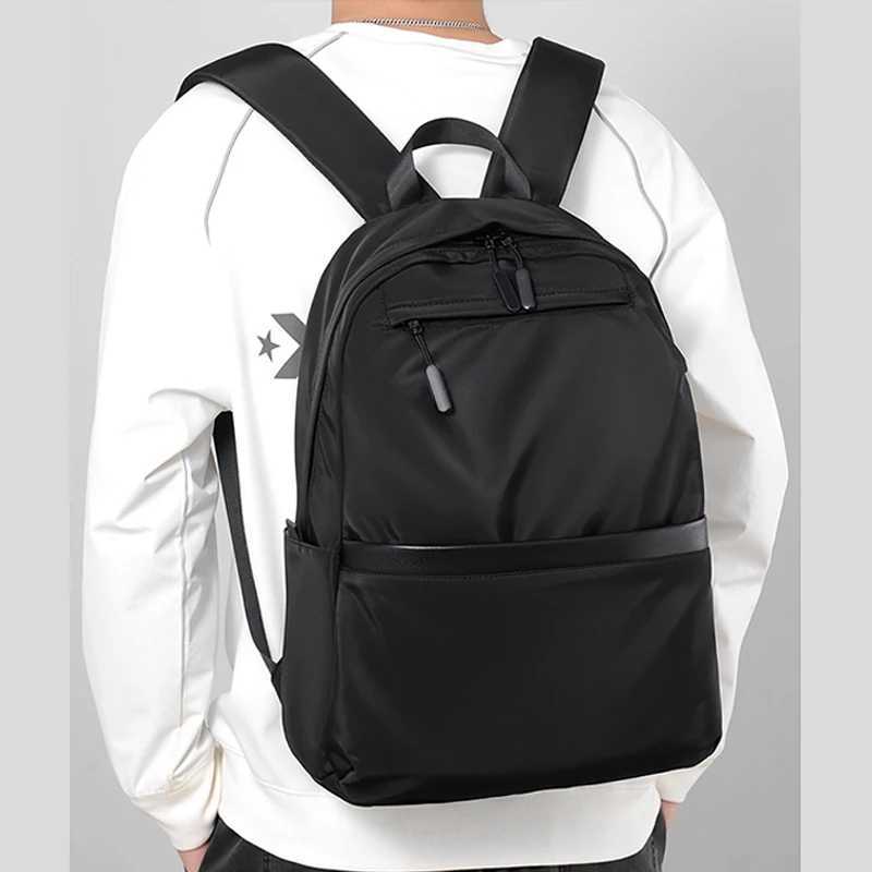 Men Backpack Waterproof Large Capacity Ultralight Fashion School 15 6 Inch Laptop Bag Fashion Bookbag 241106