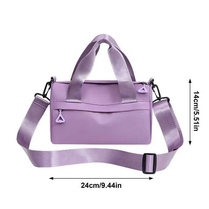 Small Gym Bags Multipurpose Zippered Fitn Bags Outdoor Tote Bag With Shoulder Straps Portab Crossbody Bags For HikingXJ241106