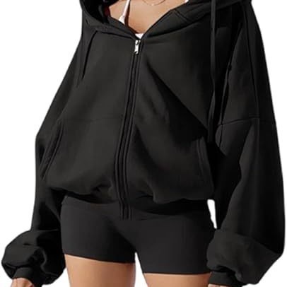 New designer autumn and winter women's long sleeved hooded zipper sweatshirt cardigan casual sports jacket fashionable sweatshirt