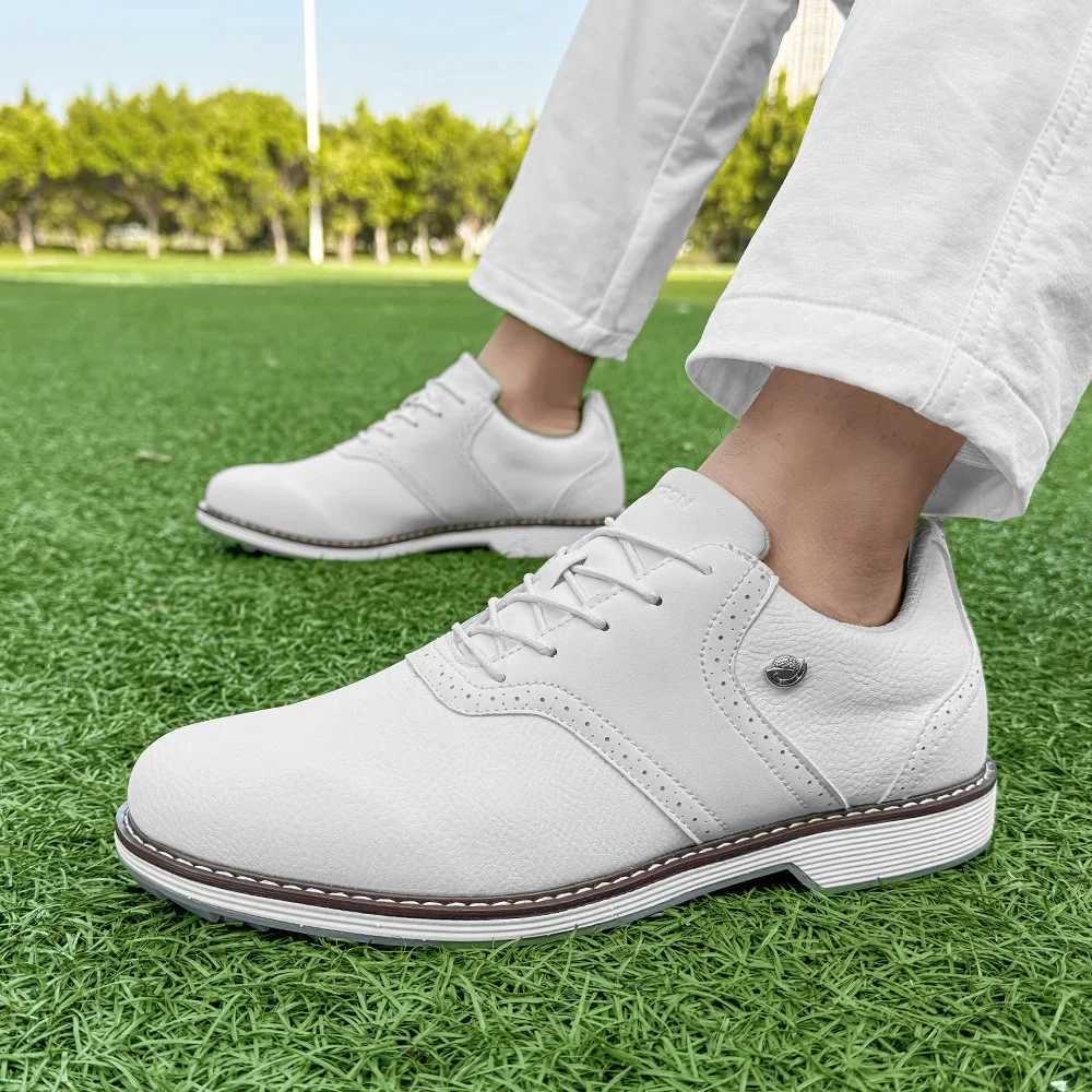 Mens Thornless Golf Shoes Mens Outdoor Walking Shoes Comfortable Fitness Shoes Y241106