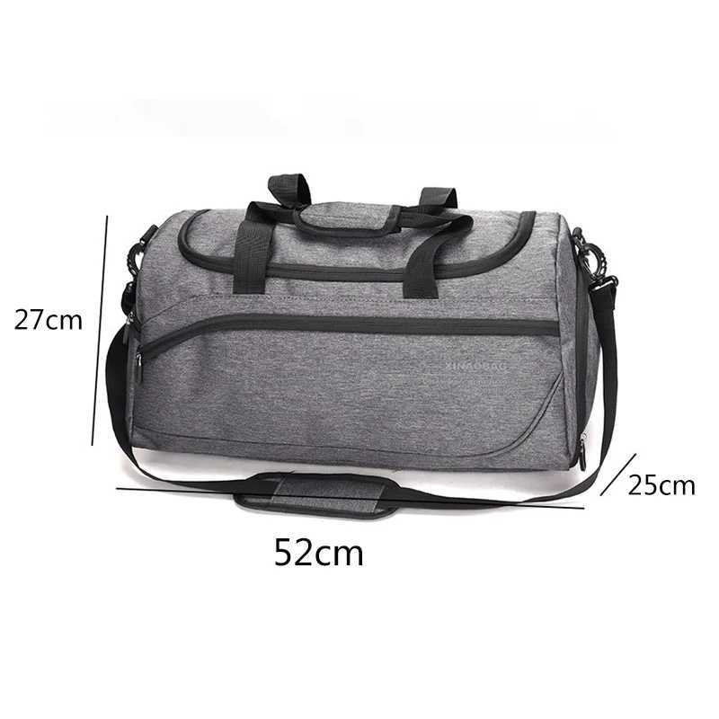 Sport Gym Bag Men Women Outdoor Waterproof Large acity Separate Space For Shoes pouch Fitn Sports pack Travel BagXJ241106