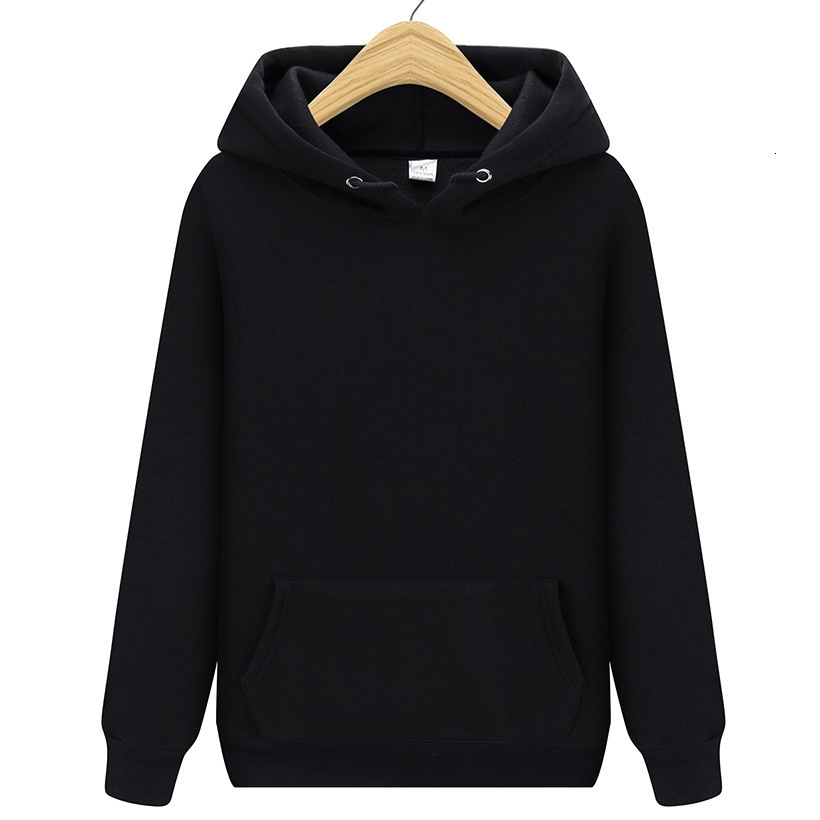 New Designer Men's and Women's 220g Light Color Splicing Hoodie Blank Wool Solid Color Hoodie Fashion Hoodie