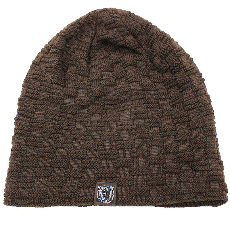 High quality design, Men's women's autumn and winter pullover knitted trendy woolen outdoor warm hats, Baotou pile hats