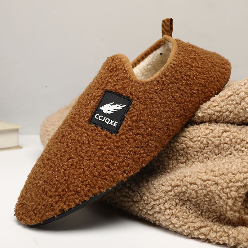2025 New Designer Warm Color Men's Winter Lightweight Women's Plush Bedroom Cotton Slippers Unisex Shoes Atos De Casa
