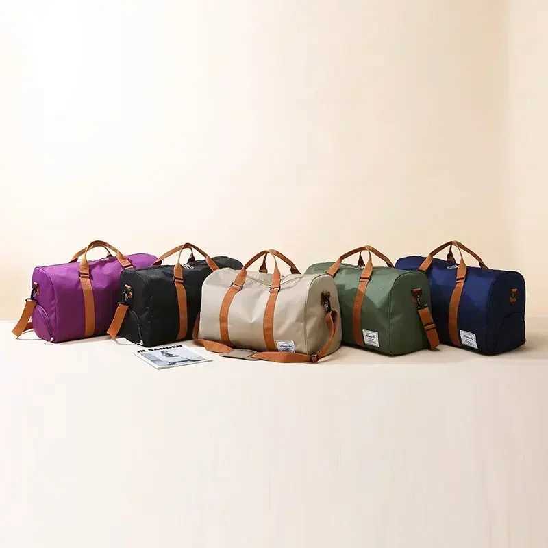 New Yoga Bag Fashion Luggage Fitn Gym Bag Men And Women Ieisure Sports Handbag Travel pack Swimming PackageXJ241106