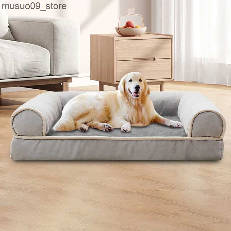 kennels pens Winter Warm Pet Bed for Small and Medium sized Dogs 3D Sponge Pet Sleep Mat Detachable Puppy Bed Dog Accessories L240910