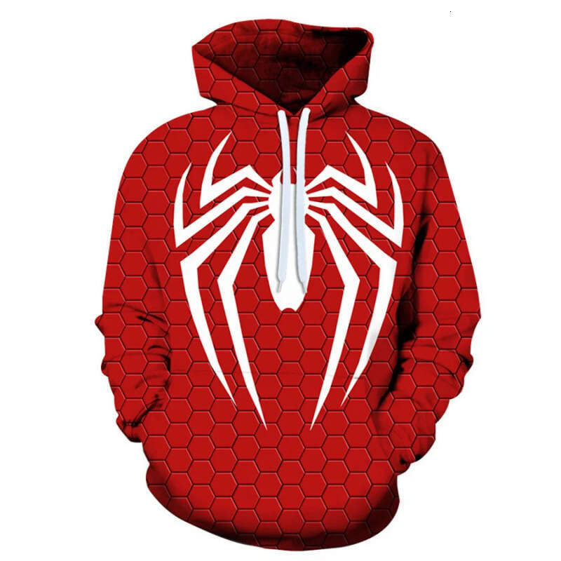 shanshi spider hoodie Web Peripheral Hoodie Pullover Men's and Women's Spider Series hoodie