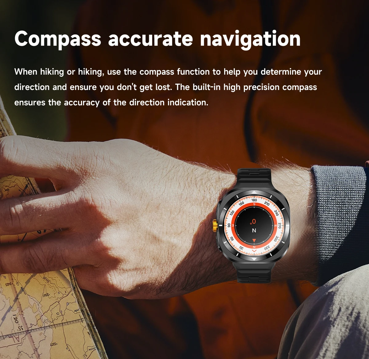 2024 New for High End Smartphones Watch 7 Ultra GPS NFC Compass Smart Watch Outdoor Sport Man Smart Watches 6 Upgraded