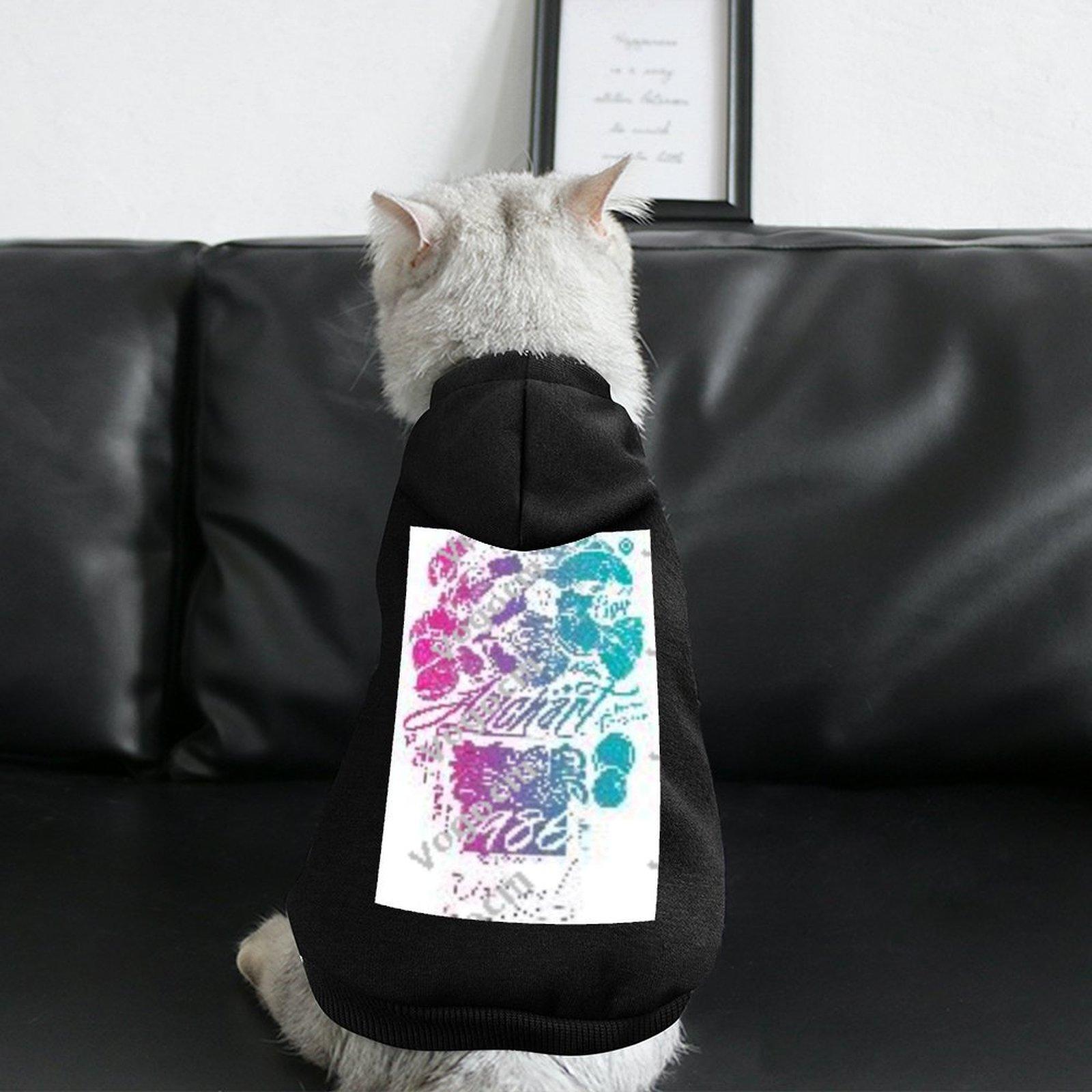 Classic Dog's Hooded Sweatshirt Breathable Hip Hop Trends Pet Hoodie Free DIY Anti-linting Free Shipping Pet Pullover Hoodie