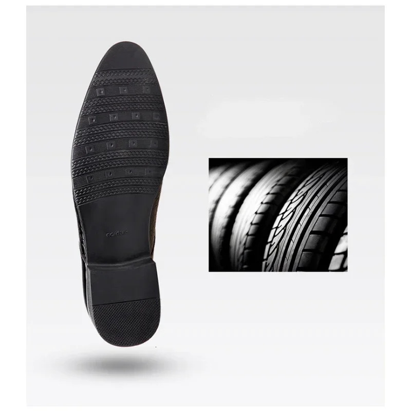 Mens Dress Shoes PU Leather Fashion Men Business Dress Loafers Pointy Black Shoes Oxford Breathable Pointed Formal Wedding Shoes 241106