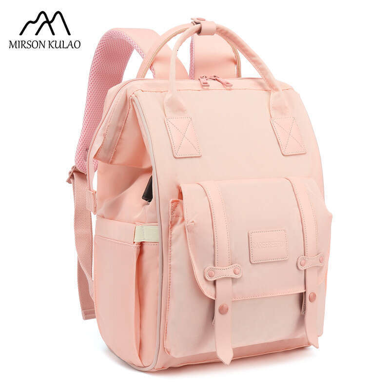 Leisure large capacity multifunctional mommy backpack with advanced feel, lightweight nylon mother and child large capacity backpack