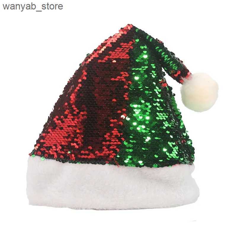 Wide Brim Hats Bucket Hats 2022 Christmas Hat Plush Elf Santa Hat Cute Stripes Cartoon Creative Turkey Hats New Year Xmas Party Ornament Decoration Pr