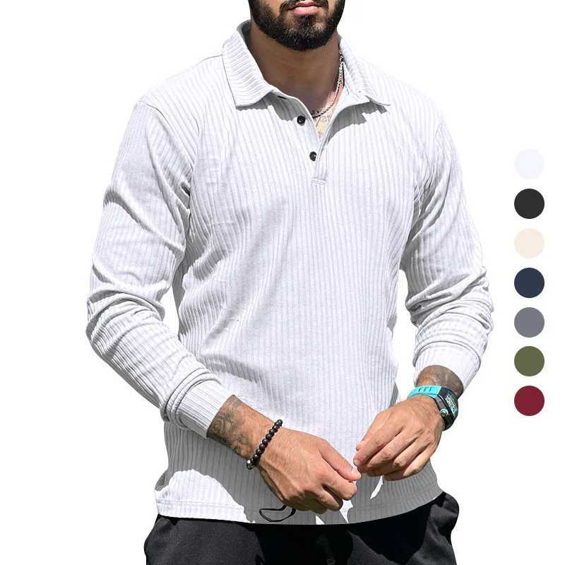 2024 Mens Sports and Leisure Daily Leisure Sports Mens Polo Long Shirt Foreign Exchange Trading Mens Polo Shirt W241106
