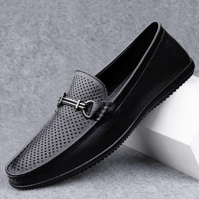 Men 2024 Top Quality Dress Shoes Luxury New Business Shoes Slip on Leather Shoes for Men Size 38-44
