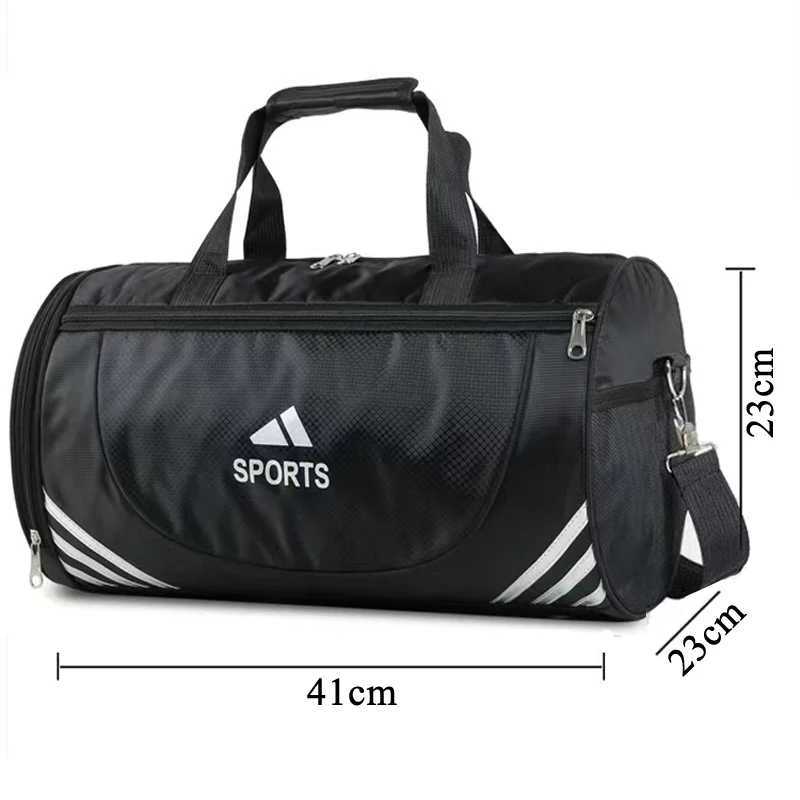 Men Women Sports Gym Bag Travel Fashion Unisex Outdoor Yoga Training Fitn isure Bag Black Swimming HandbagXJ241106