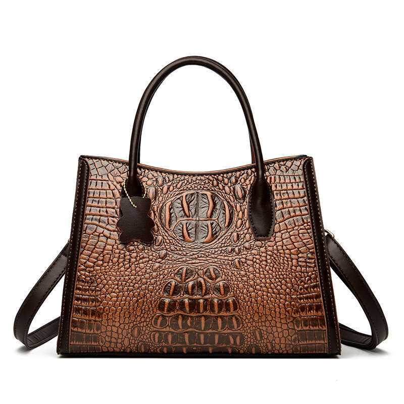 OLOEY Tote Large Capacity Women's 2024 New Crocodile Pattern Bag High Quality Handbag