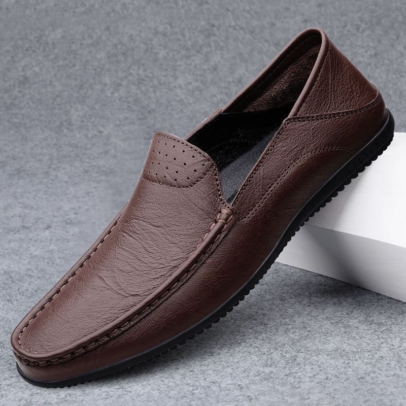 Men 2024 Top Quality Dress Shoes Luxury New Business Shoes Slip on Leather Shoes for Men Size 38-44