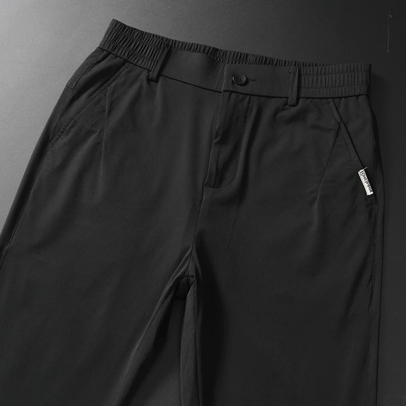 Classic Thin Mens Casual Pants Summer Breathable Comfortable Jogging Male Clothing Sweatpants Loose Fashion Youth Trousers 241104