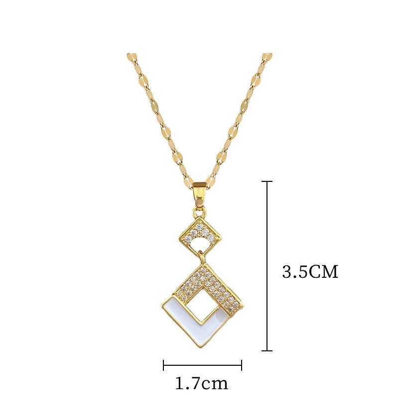 Stainless steel Austrian crystal enamel square pendant jewelry set African clothing jewelry Maxi necklace earring set X241106