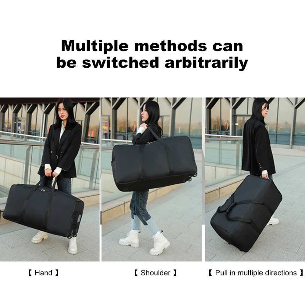 Travel Luggage Bag Carry On Travel Bag Large acity Portab Travel Suitcase Waterproof Travel Duffel Bag for Men WomenXJ241106