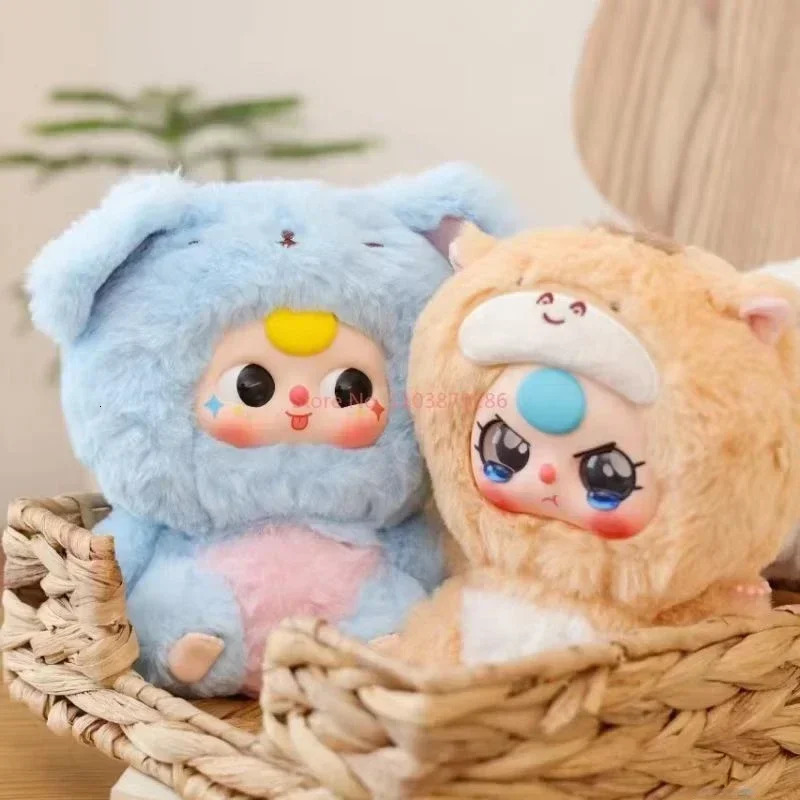 Baby Three Chinese Zodiac Series Blind Box Toys Figure Mystery Vinyl Cute Doll Desktop Accessories Kids Girl Xmas Gifts 241106