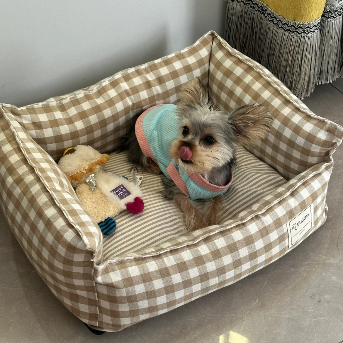 Dog Kennel Removable And Washable, Suitable For All Seasons, Pet Kennel, Cat Kennel, Small And Medium-Sized Dog, Teddy Bed, Sleeping Mat, Warm Dog Bed
