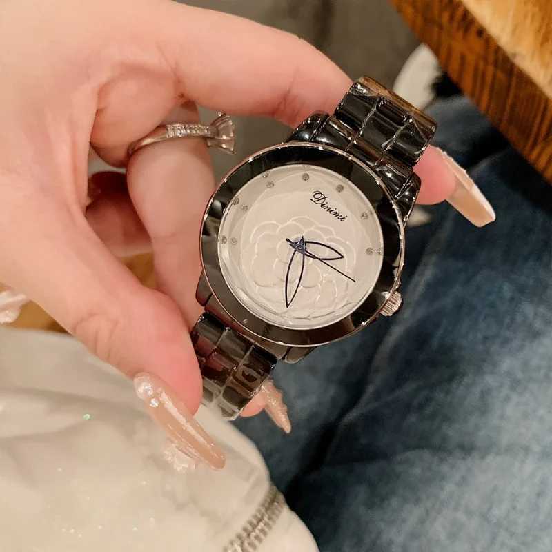 Lightweight luxury Wens watch lia fashionable and exquisite waterproof quartz Wens ceramic strap Wens watch X241106