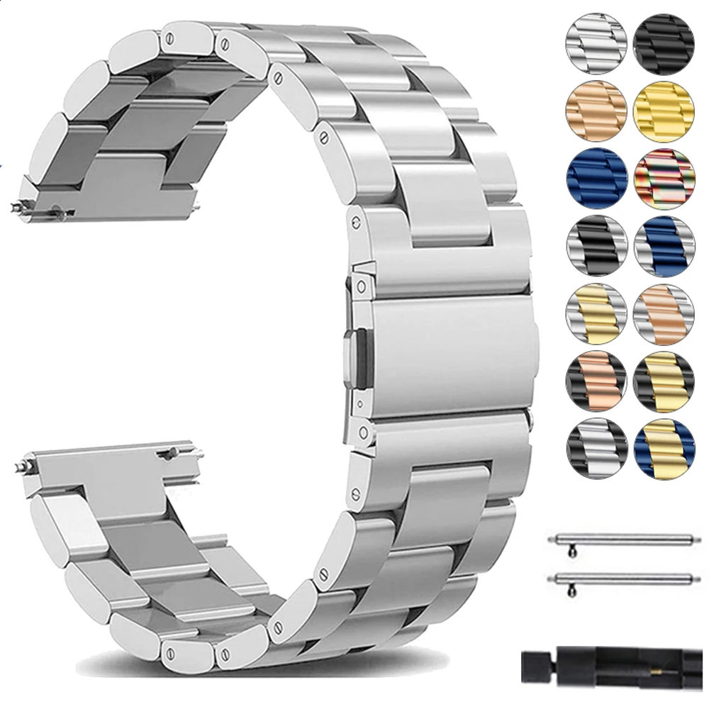 For Huawei Watch 2 Stainless Steel Strap 20 Metal strap 22mm smartwatch GT2 pro 241105