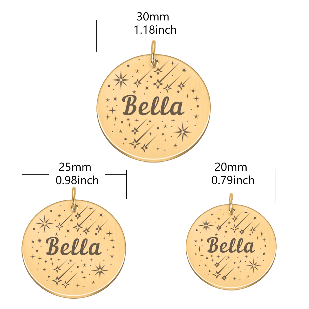 Custom Pets ID Tag Engraving Puppy Kitten Anti-lost Collars Personalized Name Plate Accessories for Dog Harness Pet Supplies