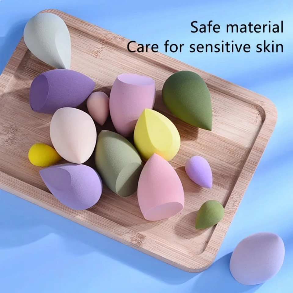 6/7 pieces of cosmetics sponge egg mixer cosmetics powder puff foundation make-up powder blusher mini puff cosmetics sponge beauty tool accessories 24