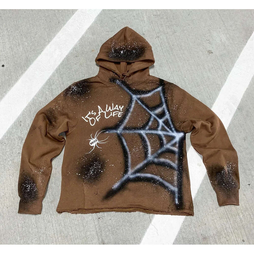 shanshi spider hoodie spider skull for men hoodie pullover hoodie