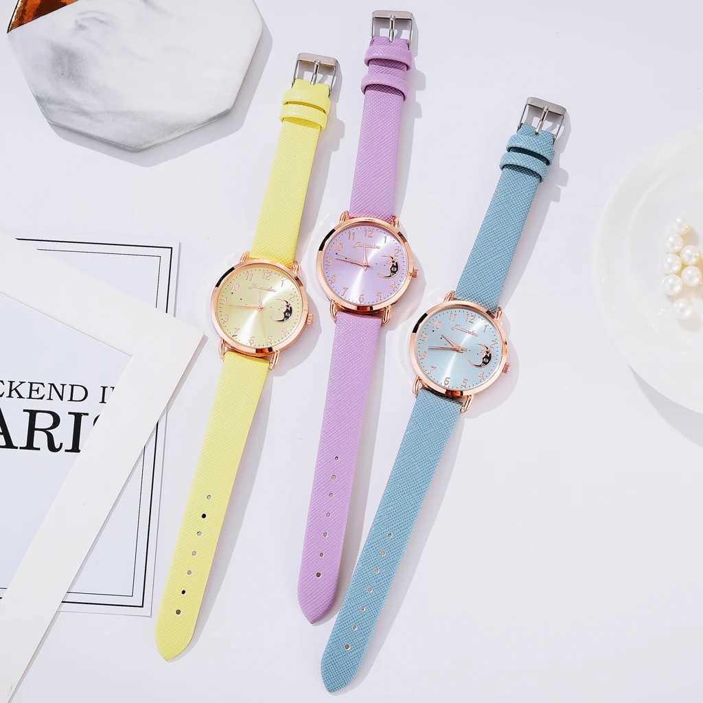 Womens leather strap quartz watch womens leather strap watch X241106