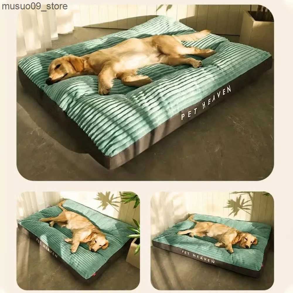 kennels pens Large dog mat for sleeping with detachable and washable winter mat suitable for all season pets suitable for small and medium-sized large
