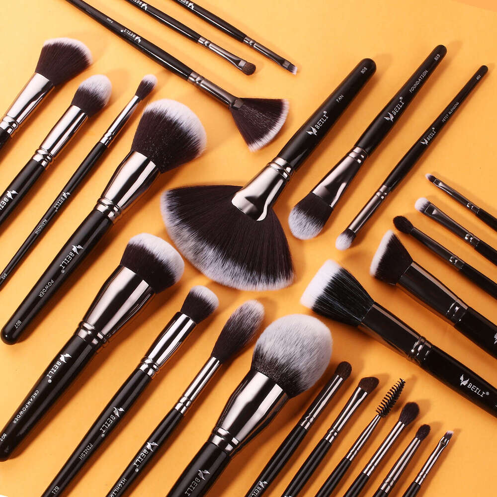 BEILI Brushes 25Pcs Makeup Set Cosmetic Foundation Brush Kit Eyeshadow Powder Blush Concealer Make Up Tool