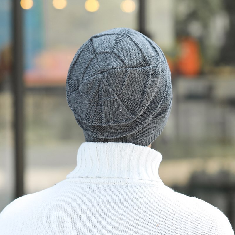 High quality design,Autumn Winter Dome Warm with for Men and Women, Knitted Hat, Edition Curled Edge Elastic Hat