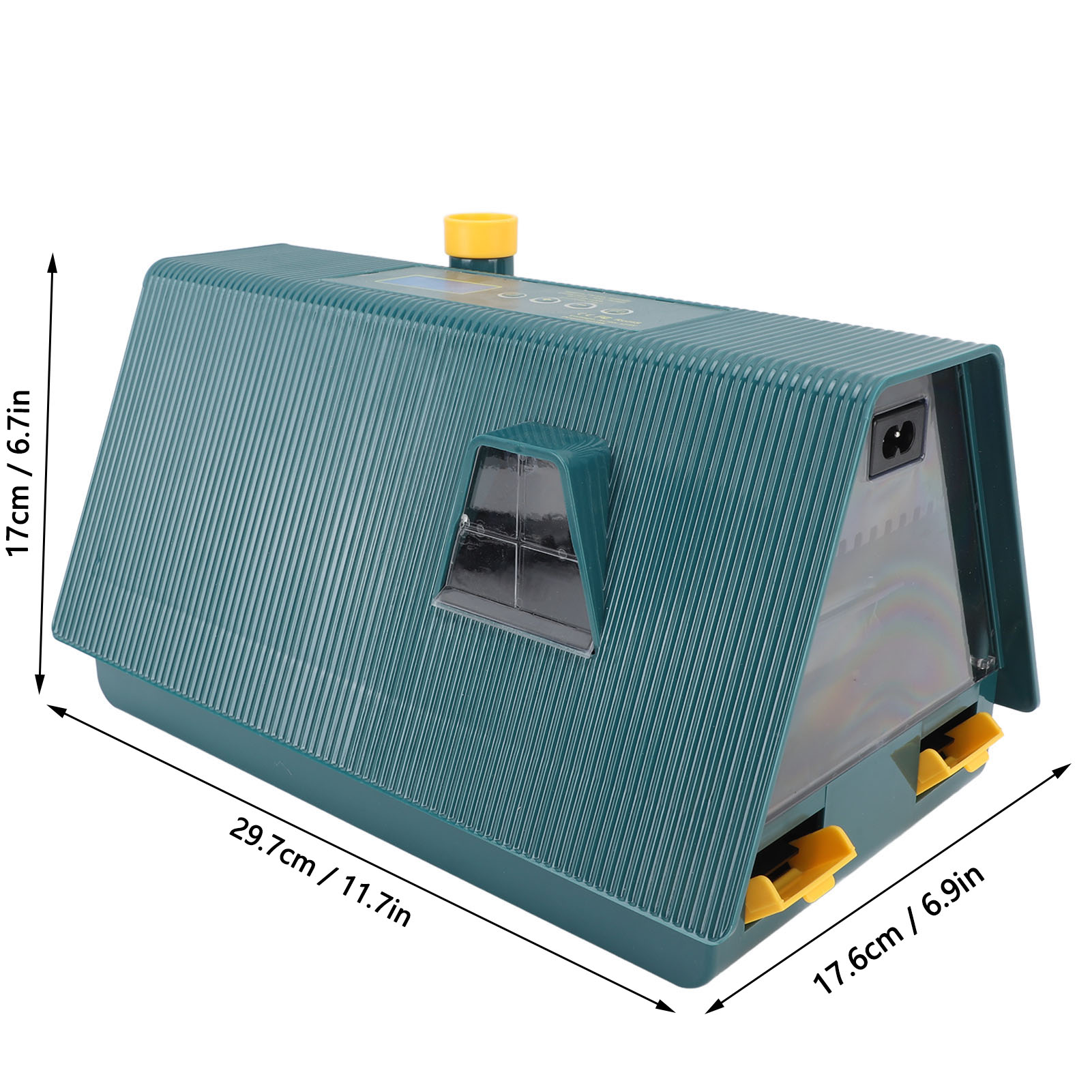 Egg Incubator for 10 Chicken Eggs Fully Automatic Egg Hatching Machine with Light Temperature Humidity Display