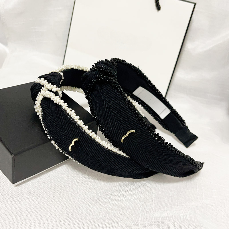 Designer Jewelry Headband Vintage Bowknot Hairbands Brand Letter Women Hairpin Clips Hair Accessories