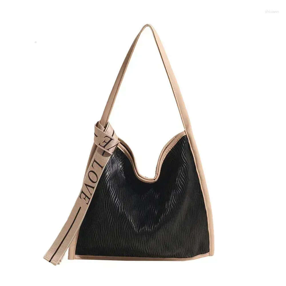 Totes Autumn And Winter Large Capacity Bag For Women 2024 Leisure Commuter Single Shoulder Underarm Soft Face Tote Bucket 6B85 2B07