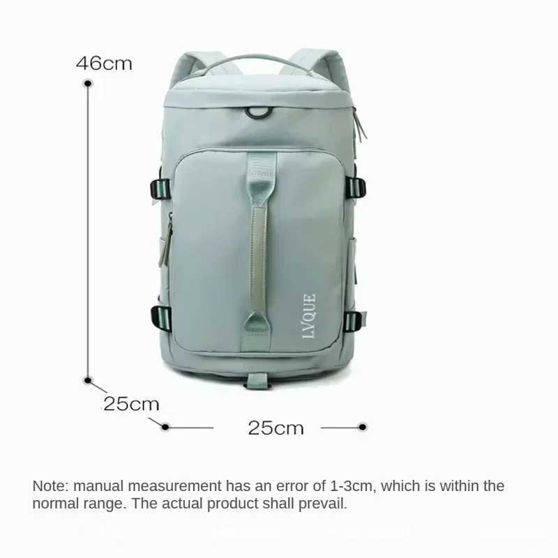 Gym Bags For Fitn Training Men Women Outdoor Travel Sport Bag Multifunction Dry Wet Separation BagsXJ241106