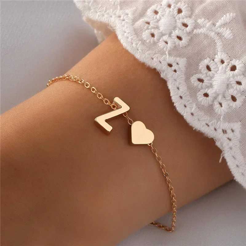 26 Mens DIY Personal Name Alloy Shaped Jewelry Anniversary Bracelet X241106