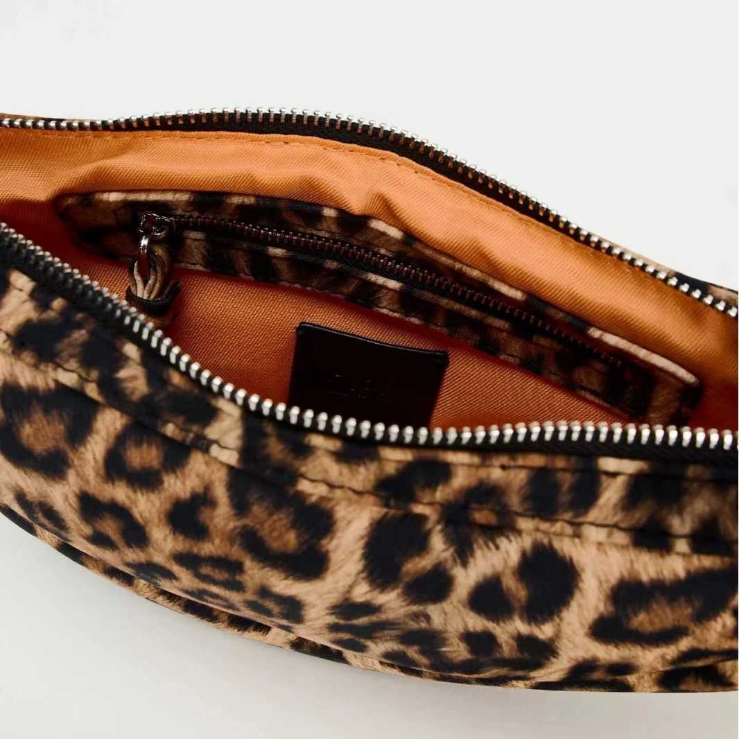 Summer Women's Bag Fashion Trendy Animal Leopard Print Single Shoulder Casual Crossbody Bag Handheld 241115