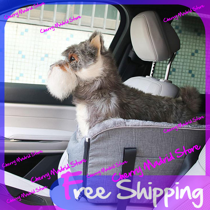 Detachable Dog Carrier Protector Driving Box Portable Pet Bag Seat Collapsible Safety Pet Puppy Seat Basket Can Be Tied & Fixed