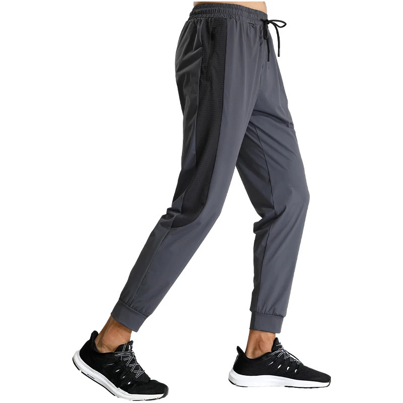 Wholesale High Quality Men Sports Jogging Trousers With Elastic Waist And Side Pockets Quick Dry Gym Running Sweatpants 1205 241104