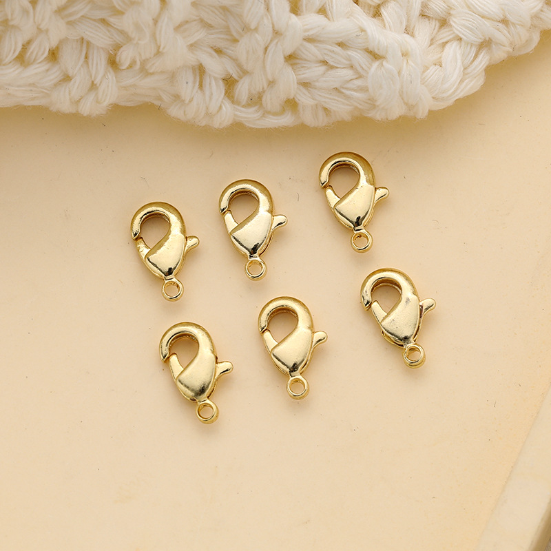 Versatile Zinc Alloy Latch Hook Key Ring Ideal for Keys & Accessories golden thousand A pack of 1000 pieces
