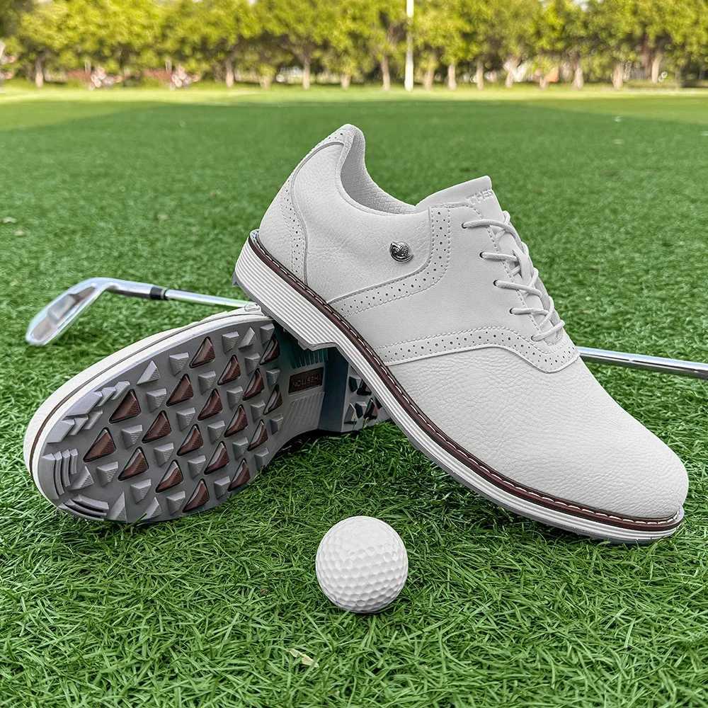 Mens Thornless Golf Shoes Mens Outdoor Walking Shoes Comfortable Fitness Shoes Y241106