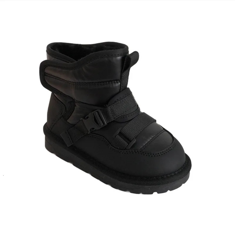 Children Winter Snow Boots Baby Resist Winter -20 Degree High Boots Boys Waterproof Snow Boots Girls Thicken Plush Sports Boots 241106