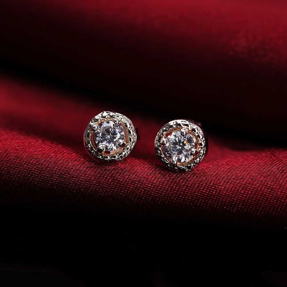 Popular trend 925 sterling silver crystal pendant necklace earrings used for fashion parties wedding accessories gifts jewelry sets X241106