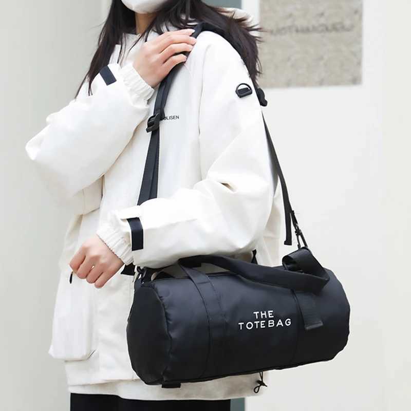 WomenS Tote Gym Fitn Bag Yoga Sports Travel Luggage Weekender Fashion Handbag Fa Shoulder Cross Duff Outdoor Small BagXJ241106