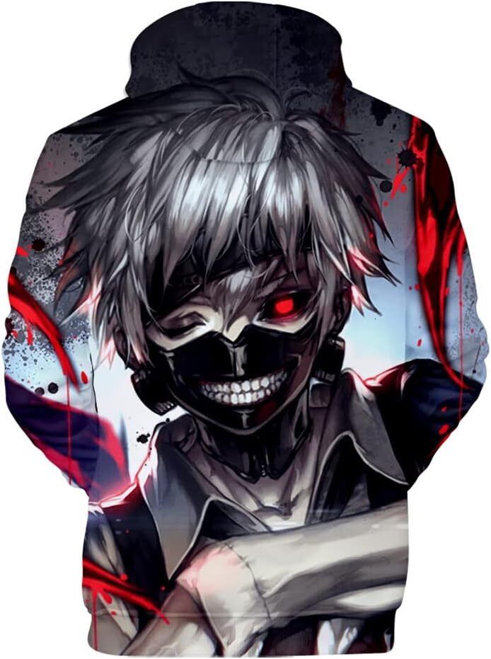 Hoodie for Mens Womens Tokyo Ghoul Women men Hoodie 3D Funny and Cool Sweatshirt Hip Hop Sportswear Unisex Hoodie Graphic Hoodies sweatshirt